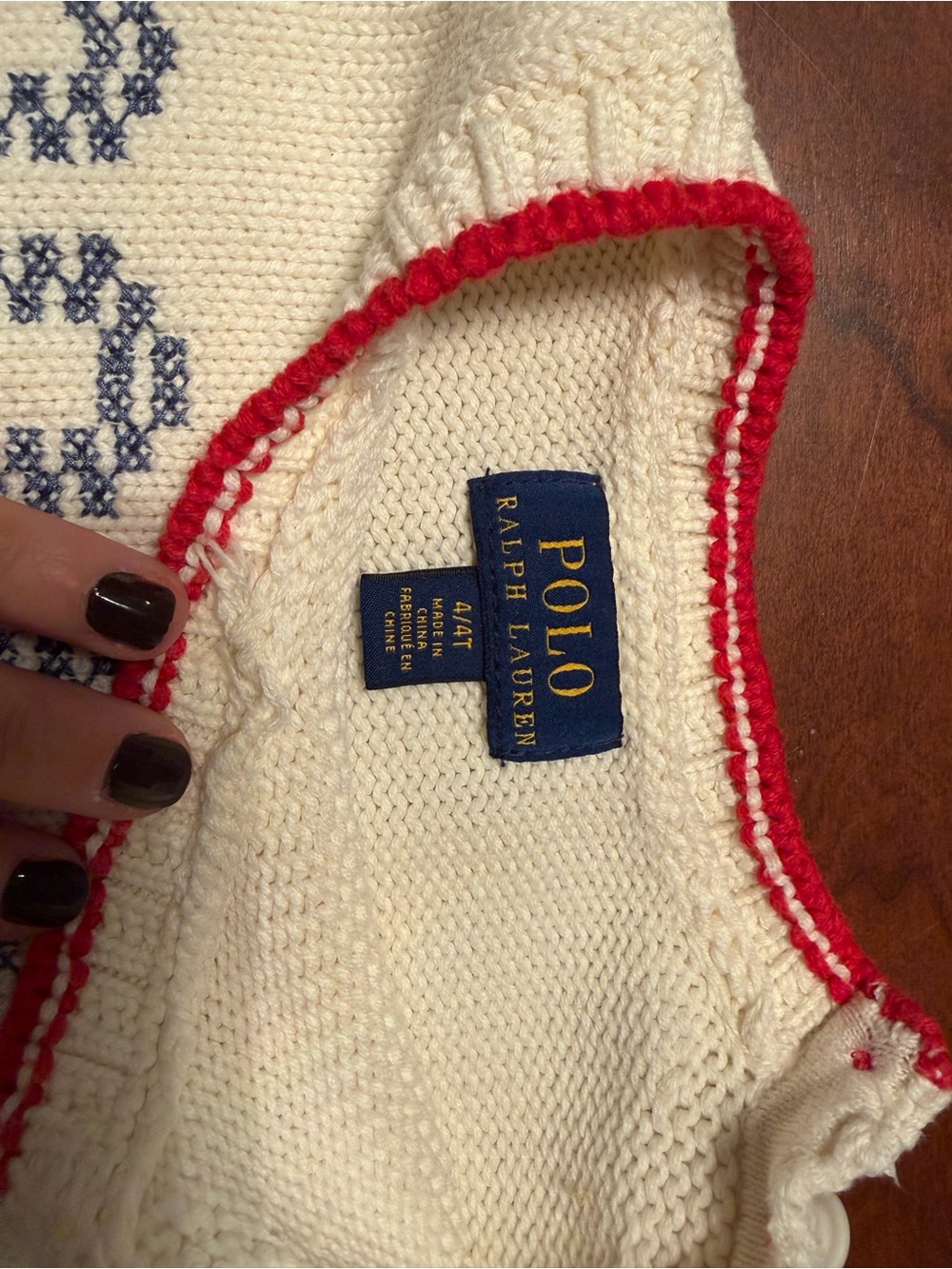 Polo Ralph Lauren Kids Sweater || Size 4/4T - Picture 3 of 7
